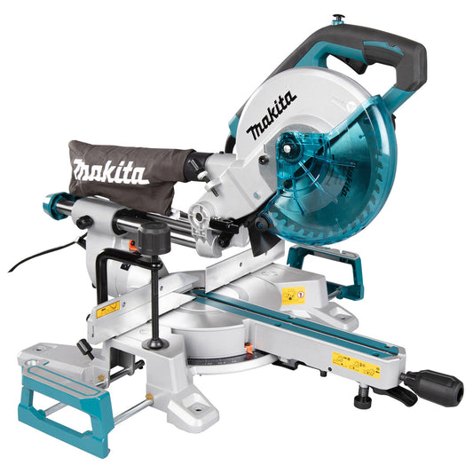 Makita 216mm Sliding Compound Mitre Saw 240V 1200W With LED Job Light LS0816F