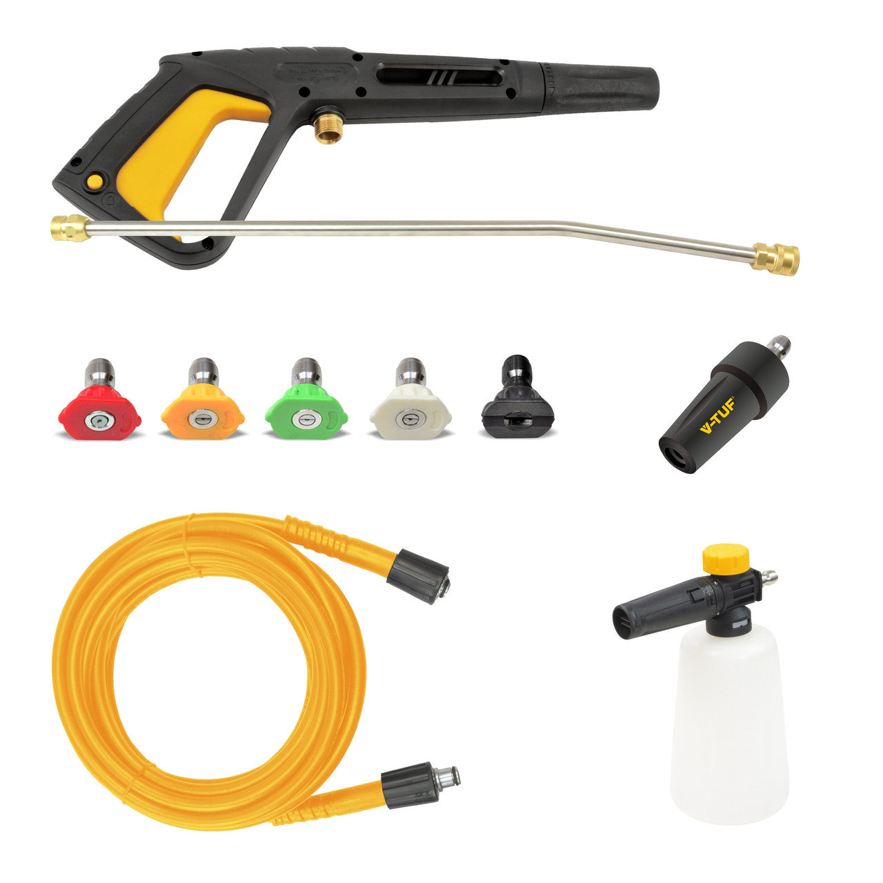 V-TUF V5 X2 Pressure Washer 165Bar 240V  8 metre Hose V-TUF-V5240X2-240V