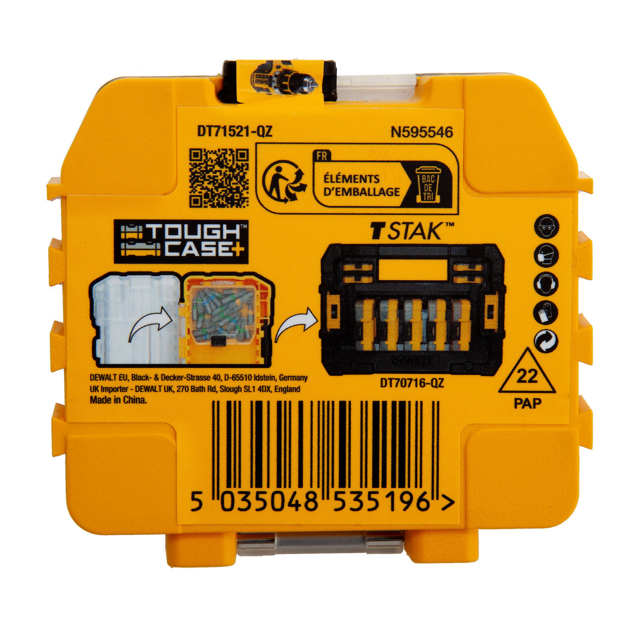 Dewalt PZ2 Screwdriving Bits In Box 25mm Pack of 25 TSTAK Compatible DT71521-QZ