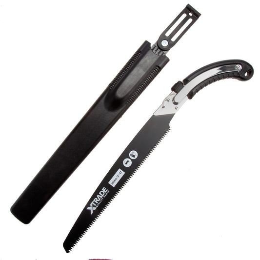 XTrade Fast Cut Pruning Saw & Holster With Belt Loop 300mm 12" 6 tpi X0900128