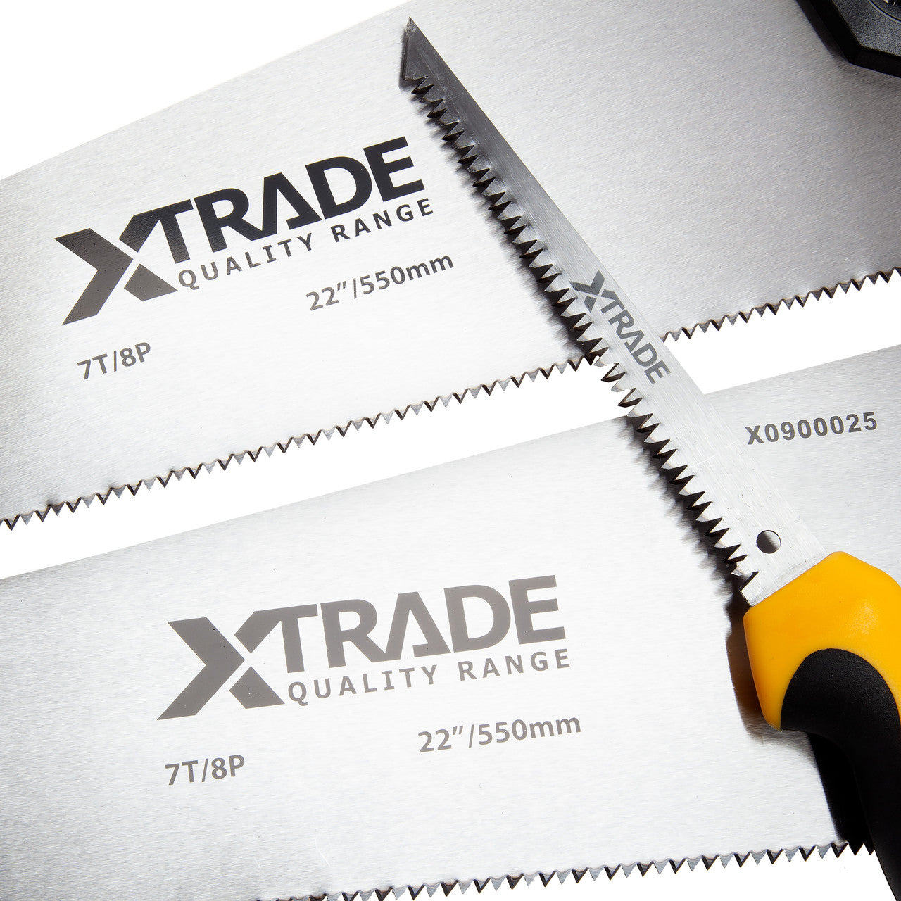 XTrade X0900091 Hand Saw Pack 2 x 550mm (22") + Jab Saw 150mm (6")