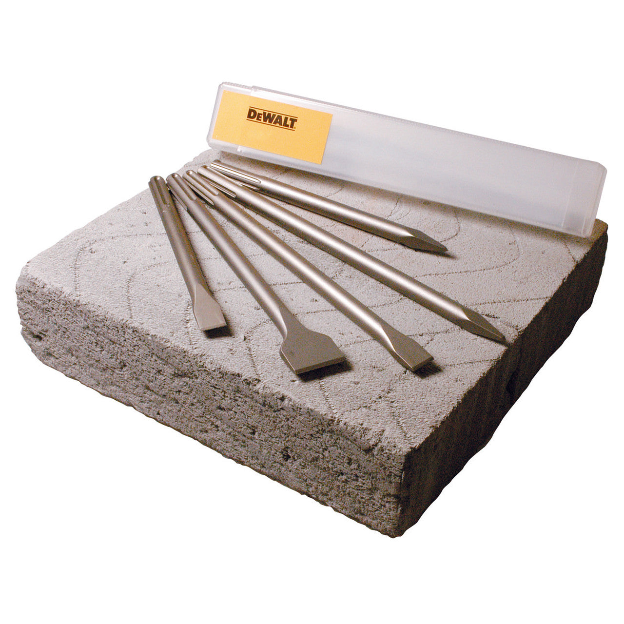 Dewalt SDSMAXSET2 Set of Chisels Pointed and Flat 5 Piece