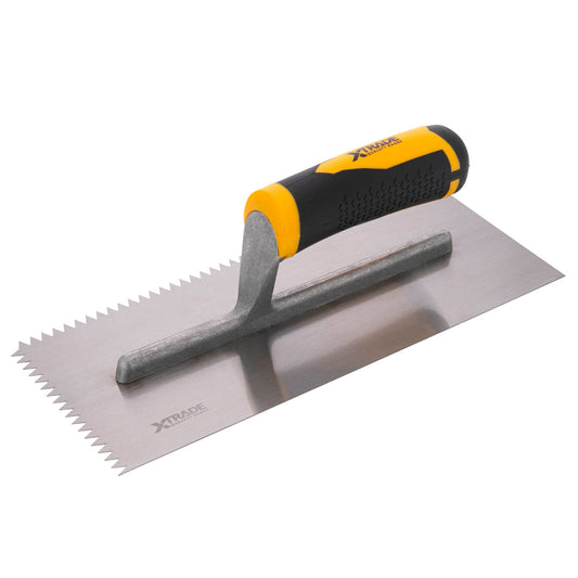 XTrade V-Notched Trowel 11″ 279mm Ergonomic Handle X0900140