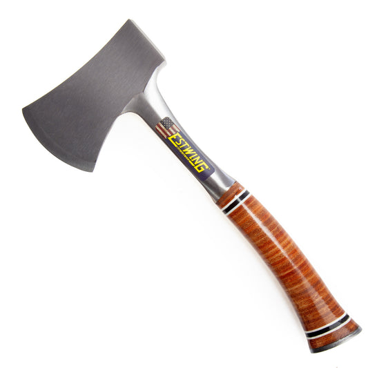 Estwing Sportsmans Axe Leather Handle Smooth Face Length 335mm E24A