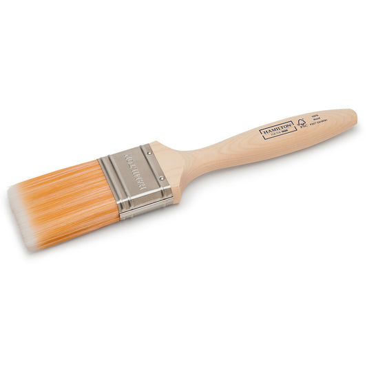 Hamilton Trade Fine Tip Flat Paint Brush 2 Inch Synthetic Filament 3101001-20