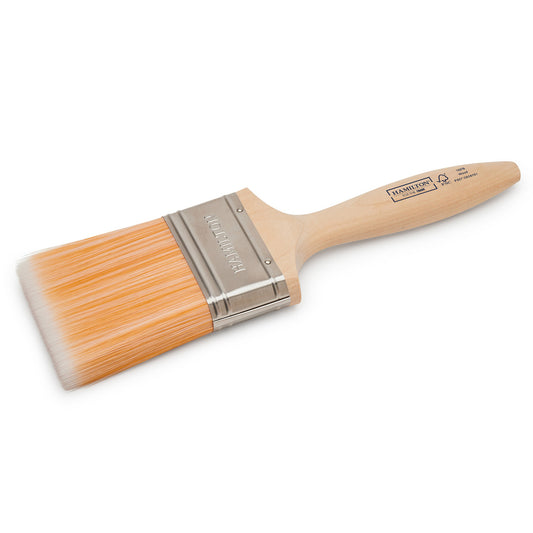 Hamilton Trade Fine Tip Flat Paint Brush 3 Inch Synthetic Filament 3101001-30