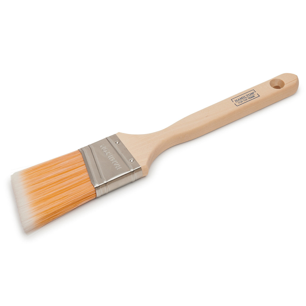 Hamilton Trade Long Handle Angled Paint Brush 2" Synthetic Filament 3160101-20