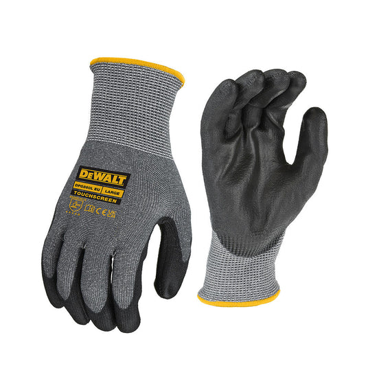 Dewalt Touchscreen HPPE Cut D Gloves Large DPG860L EU
