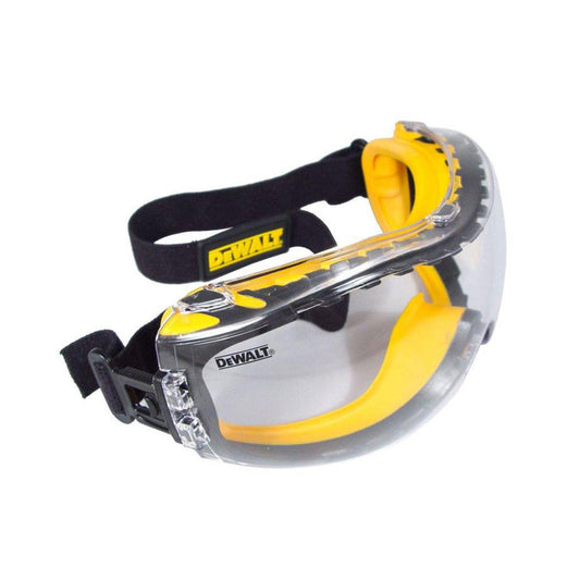 Dewalt Concealer Safety Goggles Clear Anti Fog UV Protection DPG82-11D EU
