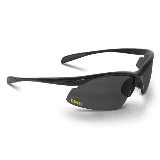 Stanley Half Frame Safety Glasses Smoke Half Frame Wrap Around Lens SY150-2D EU