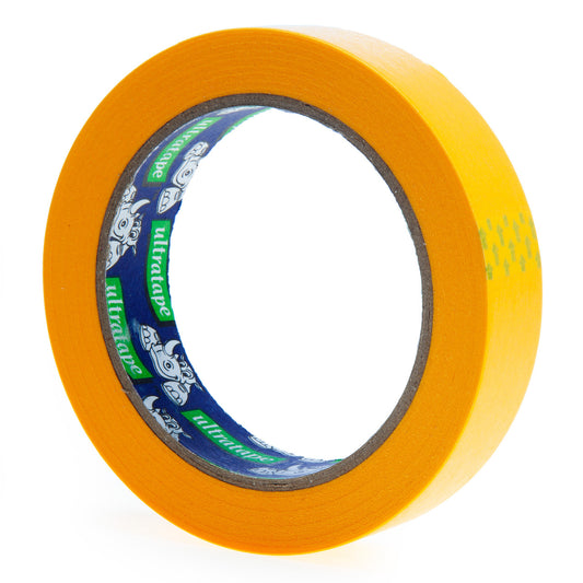 Ultratape Rhino Edge Tape Yellow 24mm x 41.1m Low Tack 00592441.1YERH