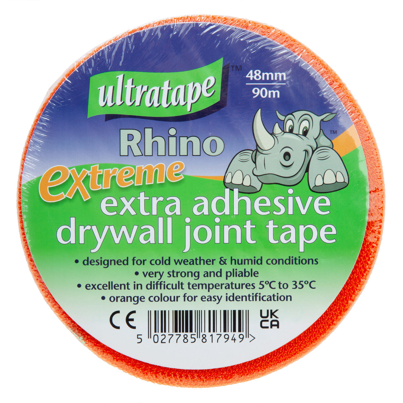 Ultratape Rhino Extra Adhesive Drywall Joint Tape 48mm x 90m 08045090CWOR