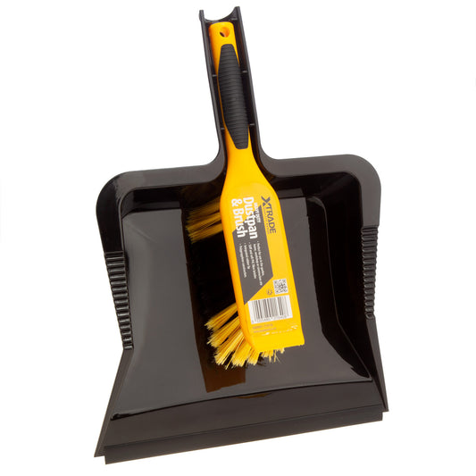 XTrade Heavy Duty Brush & Dustpan Set home offices workshops commercial X0600001