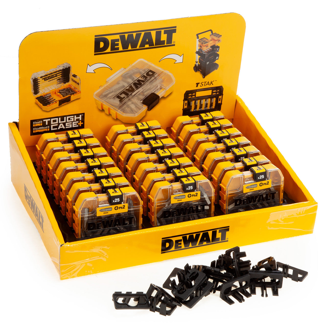 Dewalt DT71522-QZ PH2 Screwdriving Bits In Tic Tac Box 25mm (Pack of 25)