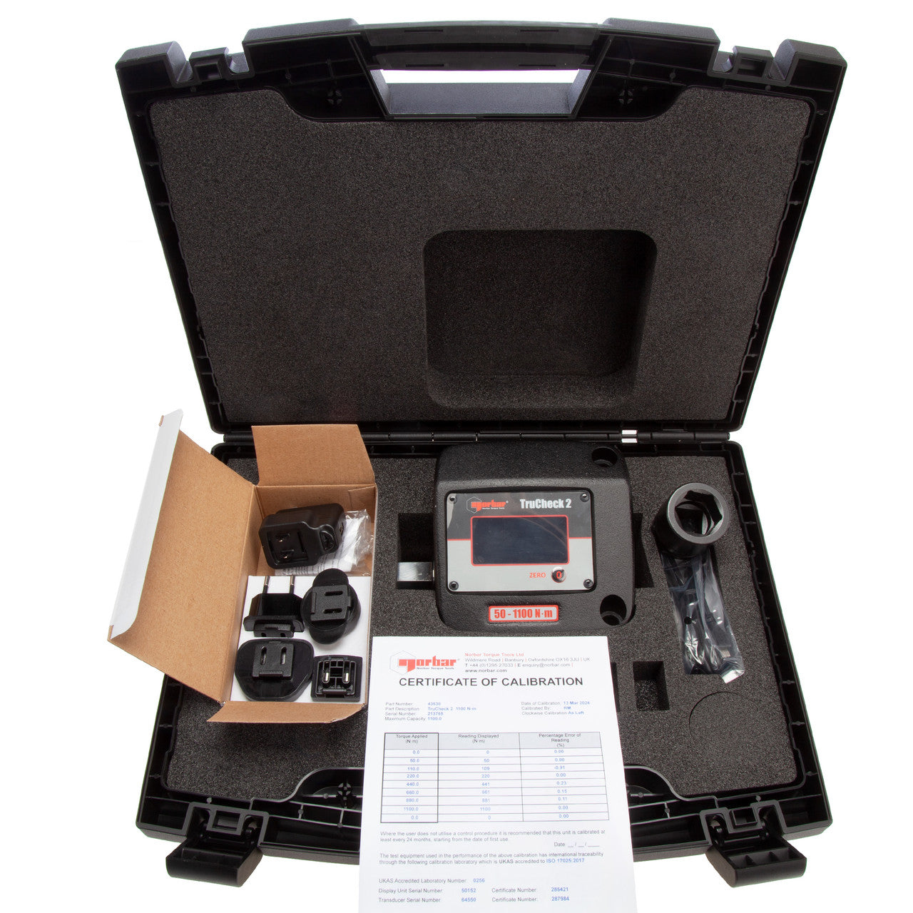 Norbar TruCheck 2 Torque Wrench Checker Basic 50 - 1,100 N·m 3/4” Square 43530