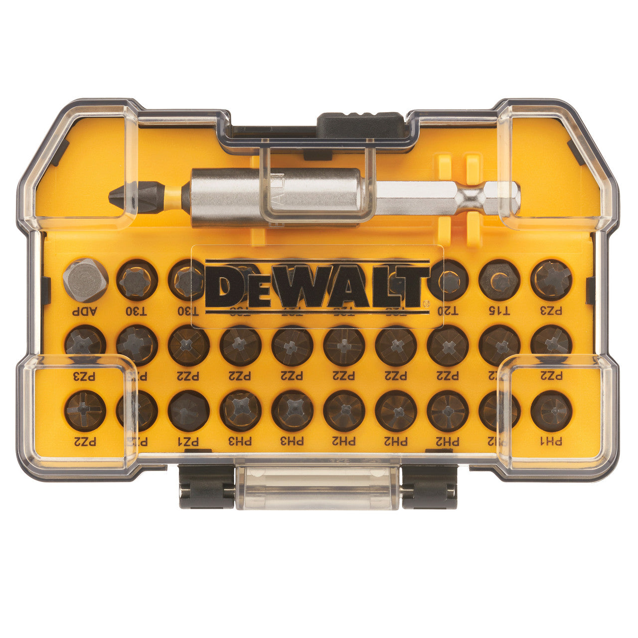 Dewalt Extreme FLEXTORQ Screwdriver Bit Set Mixed 25mm Bit Holder 32 Pc DT70560T