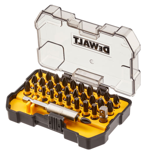 Dewalt Extreme FLEXTORQ Screwdriver Bit Set Mixed 25mm Bit Holder 32 Pc DT70560T