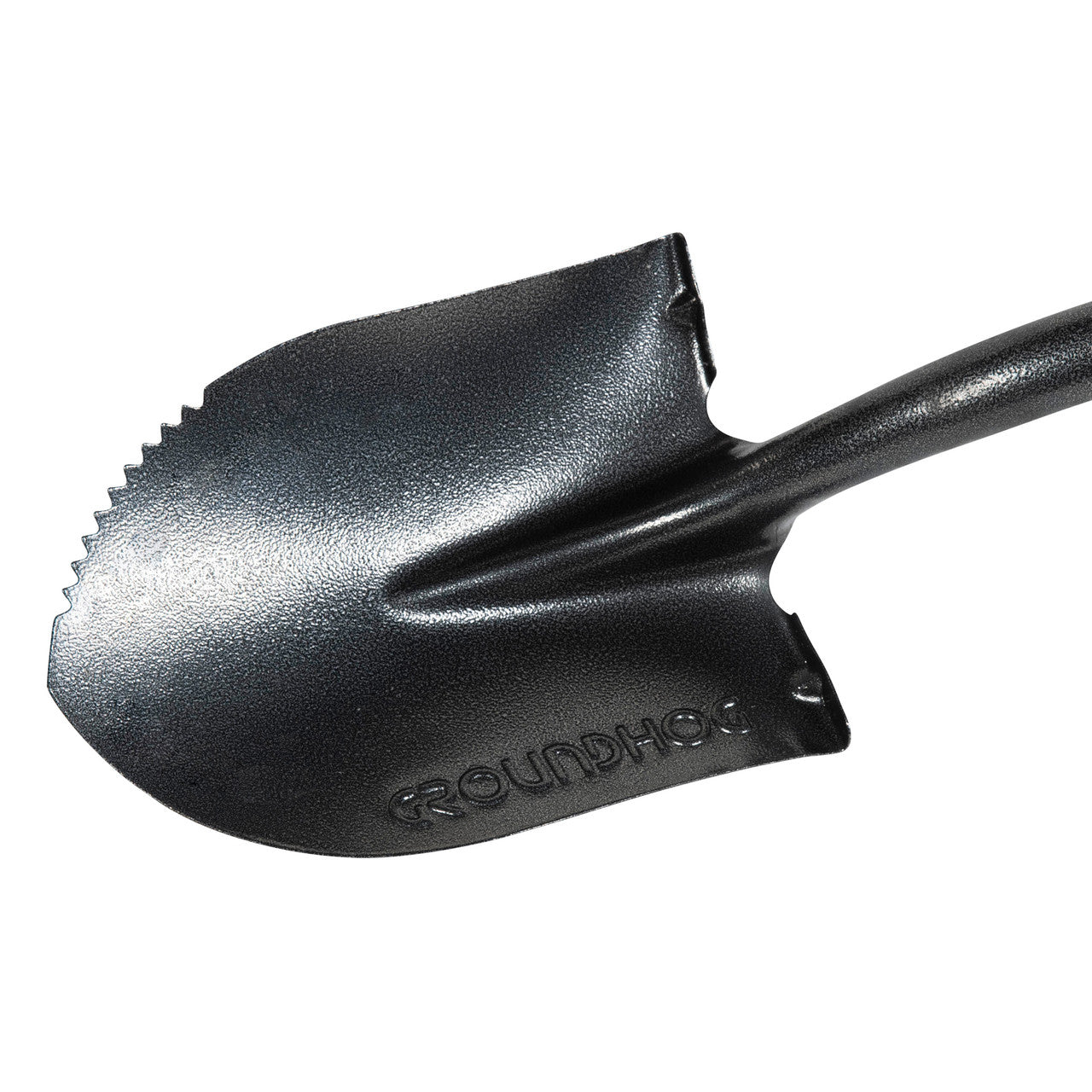 Groundhog Round Point Shovel Pack of 6 Serrated Edge Comfort Grip G1300007-6