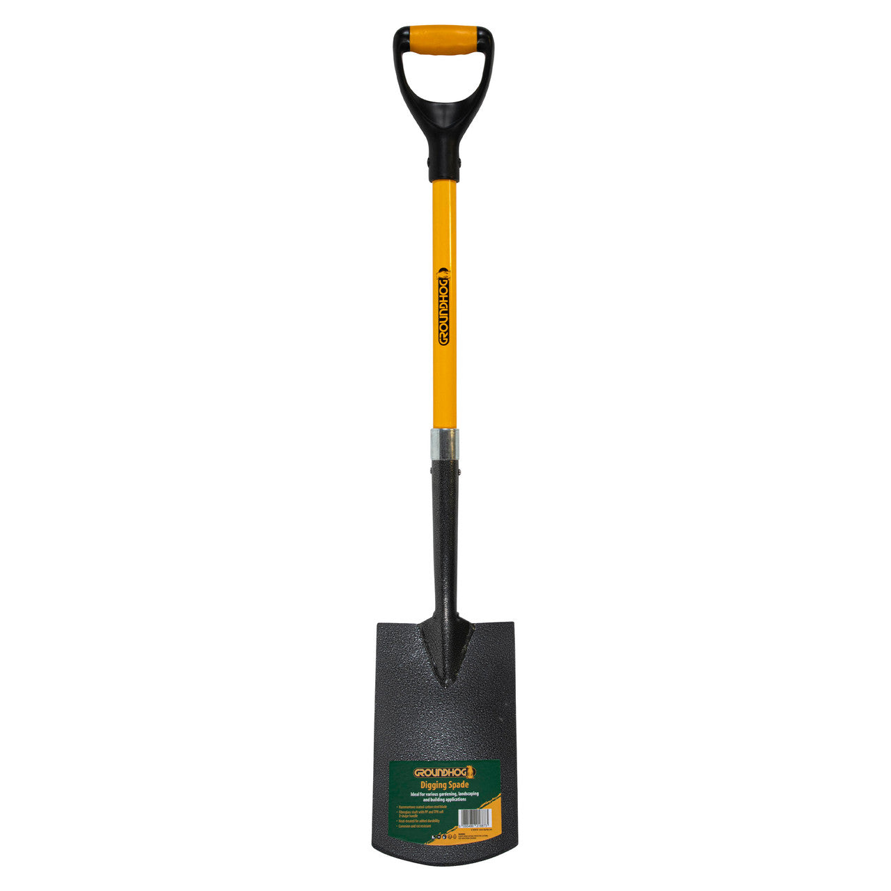 Groundhog Digging Spade Pack of 6 Curved Blade Design Carbon Steel G1300010-6