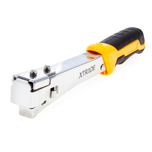 XTrade Hammer Tacker for Flat Wire Staples 6-10mm Lightweight Ergonomic X0900208