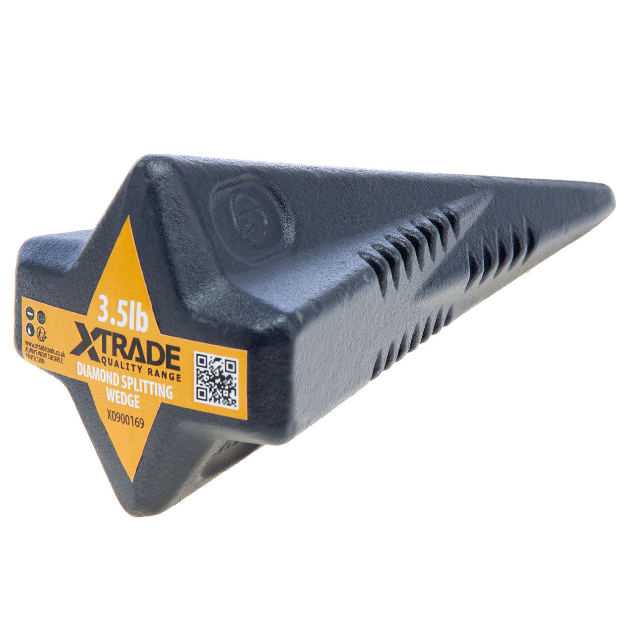 XTrade Diamond Log Splitting Wedge 3.5lb Dimensions 17 x 6.5 x 6.5cm X0900169