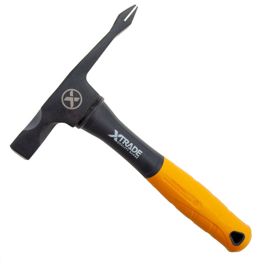 XTrade Brick & Scutch Hammer 28oz Textured Grip Handle Hardened Square X0900159