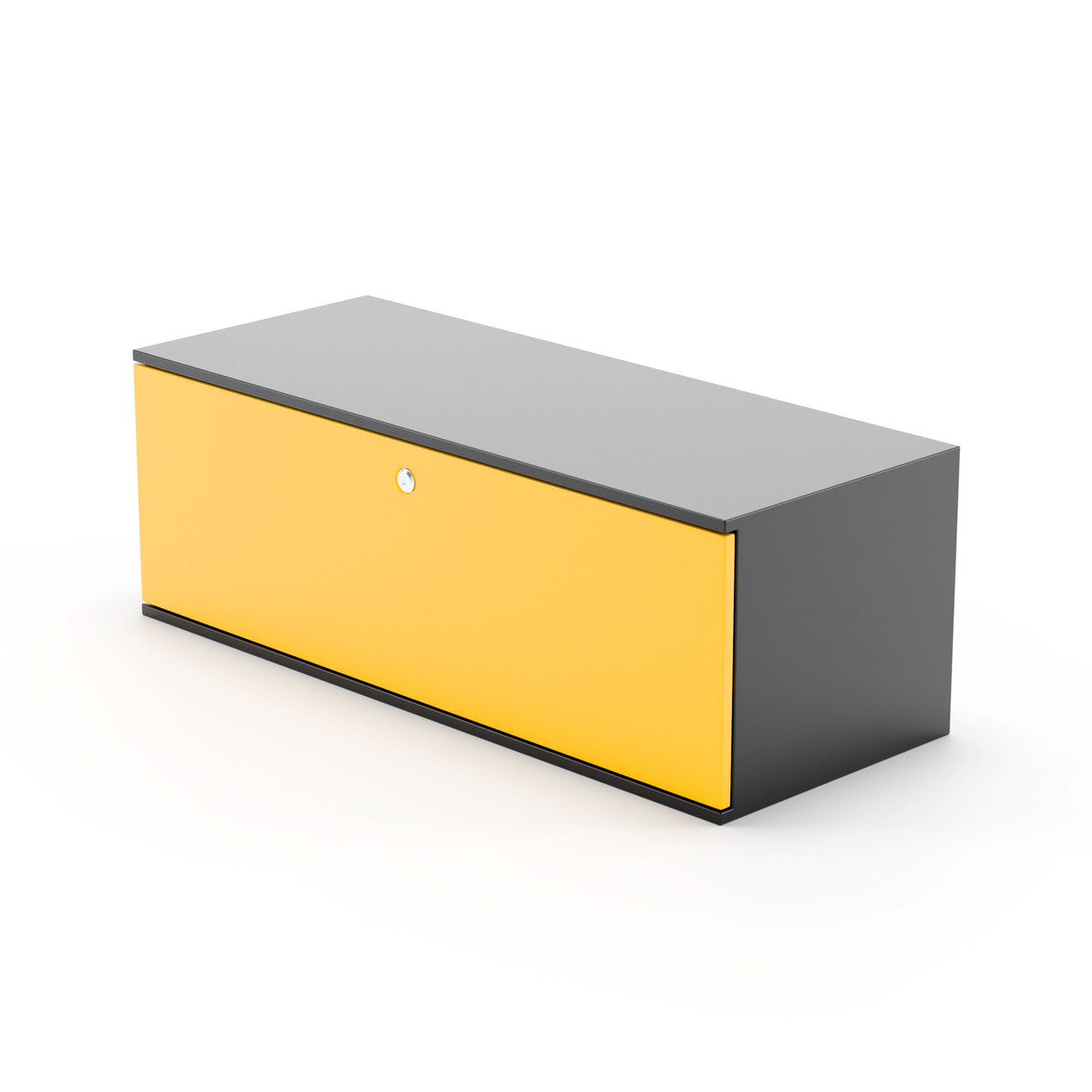 XTrade Merchandising Display Stand 1 Metre Wide Height 2260mm Black And yellow