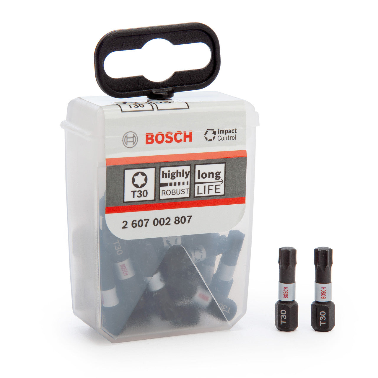 Bosch T30 Torx Impact Screwdriver Bits Pack Of 25 Boxed 2607002807