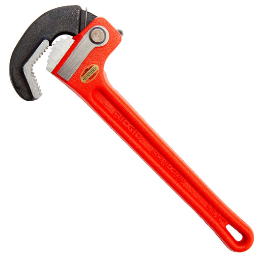 Ridgid Heavy Duty Rapid Grip Pipe Wrench 10 Inch 250mm Capacity 40mm 10348