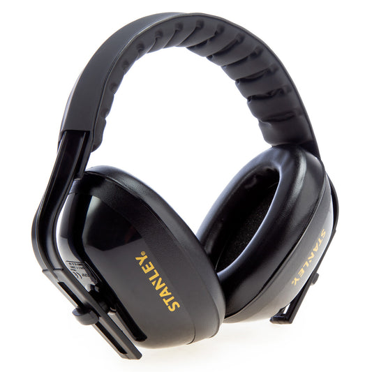 Stanley Adjustable Padded Ear Defenders Reduces Noise By 26 Decibels SY345C EU