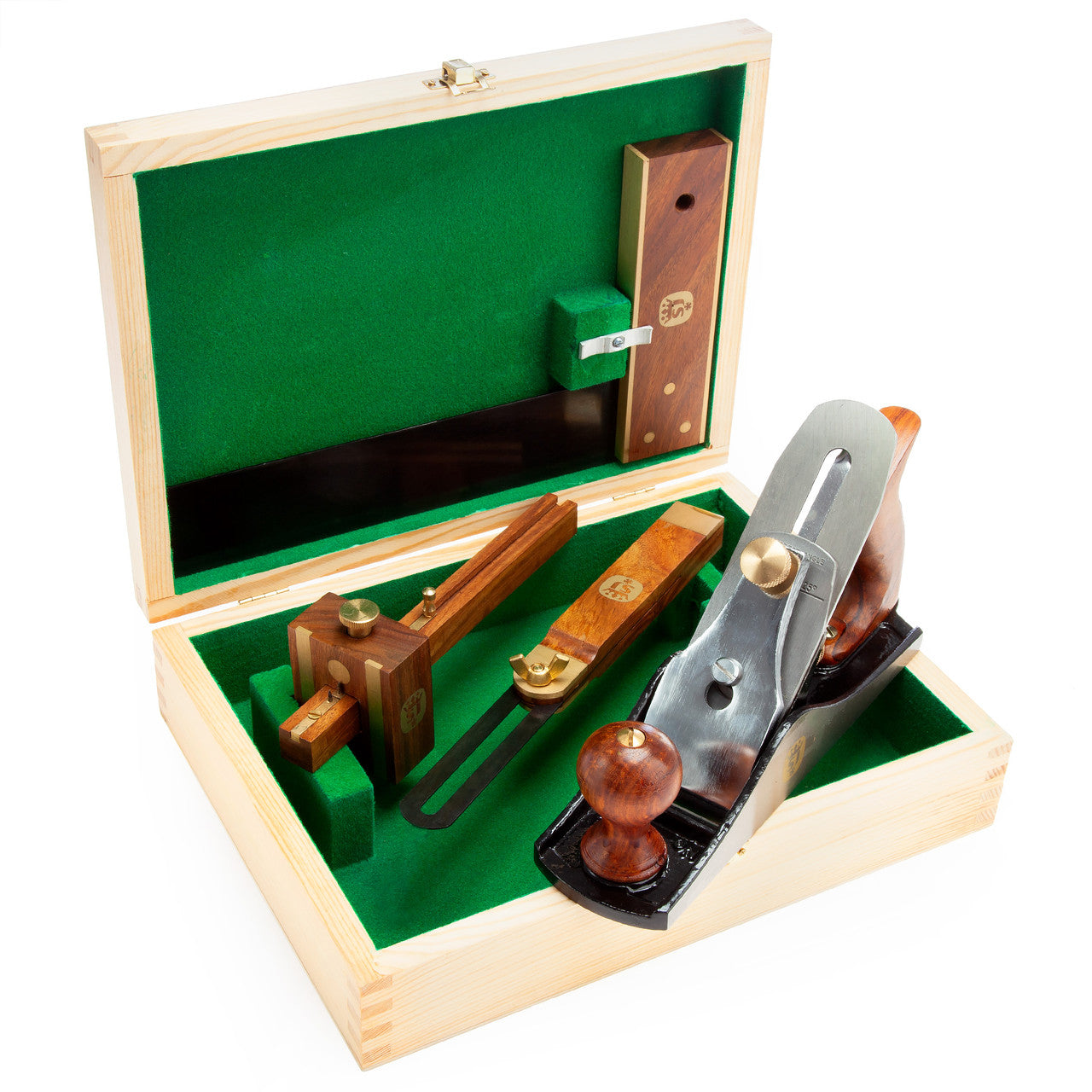 Spear & Jackson 4 Piece Carpenters Tool Set Bevel Gauge Square & Plane CT4PS