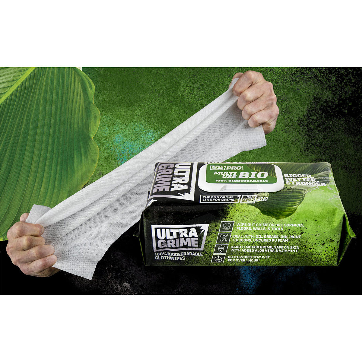 UltraGrime Pro 5940 Multiuse Bio XXL+ Clothwipes (100 Pack x 6 in CDU)