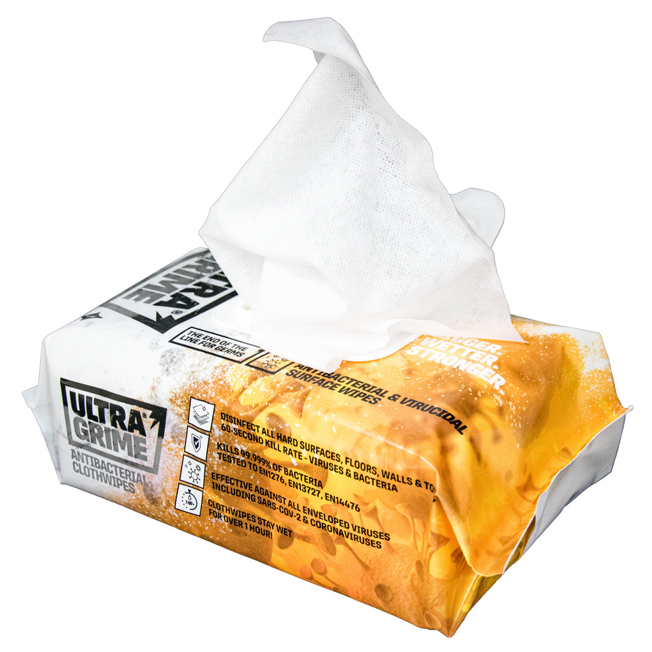 UltraGrime Pro 5930 Anti-Bac XXL+ Clothwipes (100 Pack x 6 in CDU)
