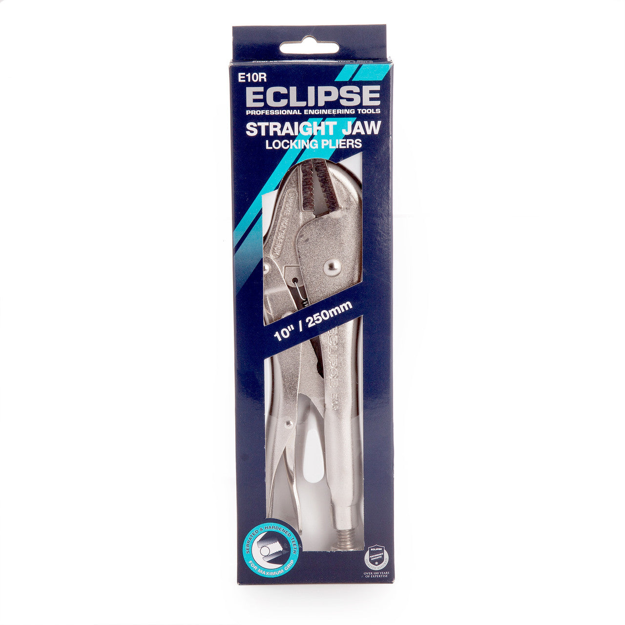 Eclipse 10" 250mm Locking Plier Straight Jaw Welding Automotive Plumbing E10R