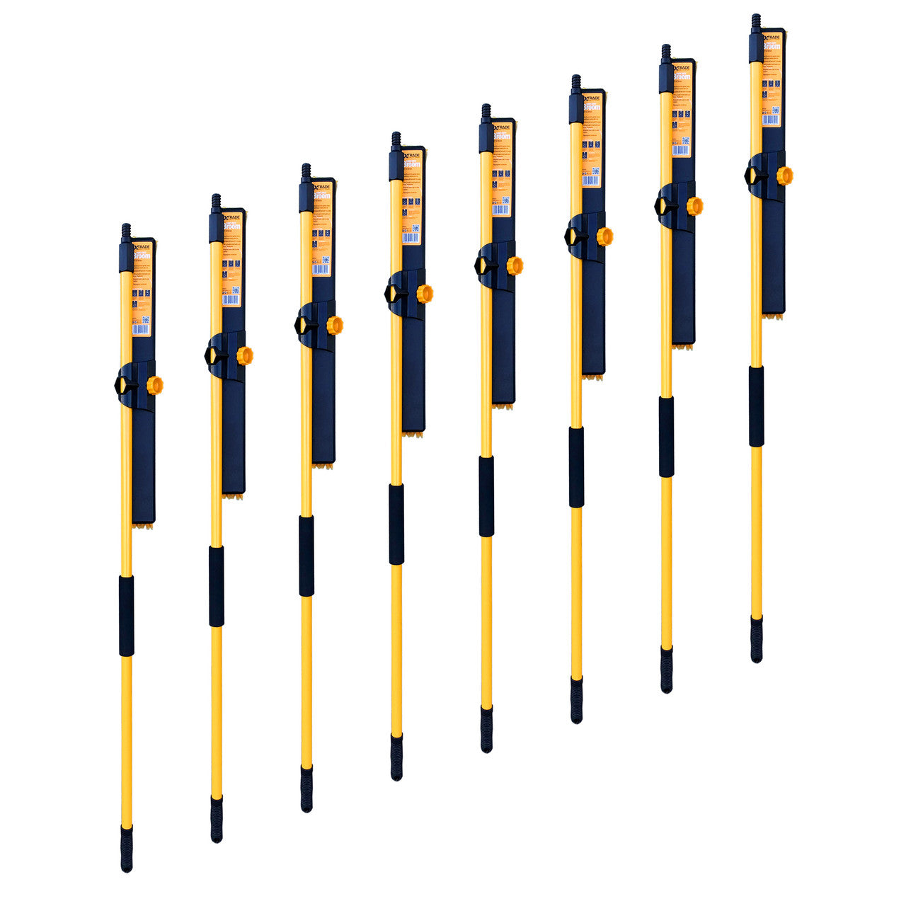 XTrade Heavy Duty Broom 24" 610mm Head Pack of 8 PVC Bristles X0600002