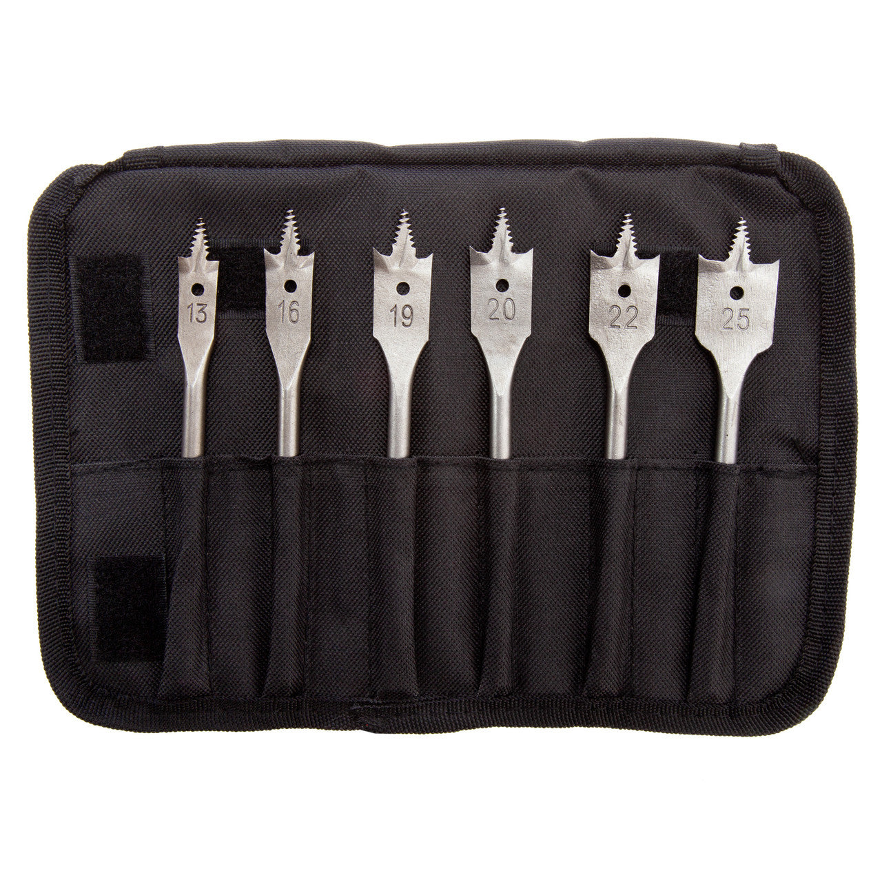 Bosch Self Cut Flat Wood Drill Bit Set 6 Piece Metric 13 - 25mm 2608587793