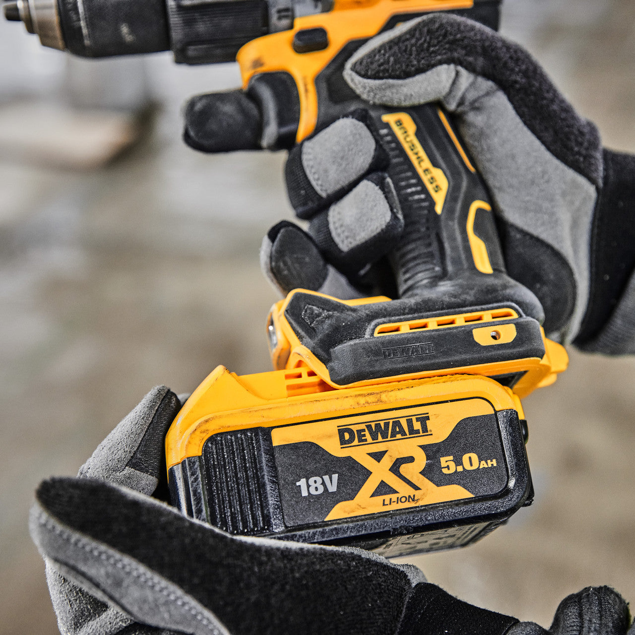 Dewalt DCD805P2T 18V XR Compact Brushless Combi Drill (2 x 5.0Ah Batteries)