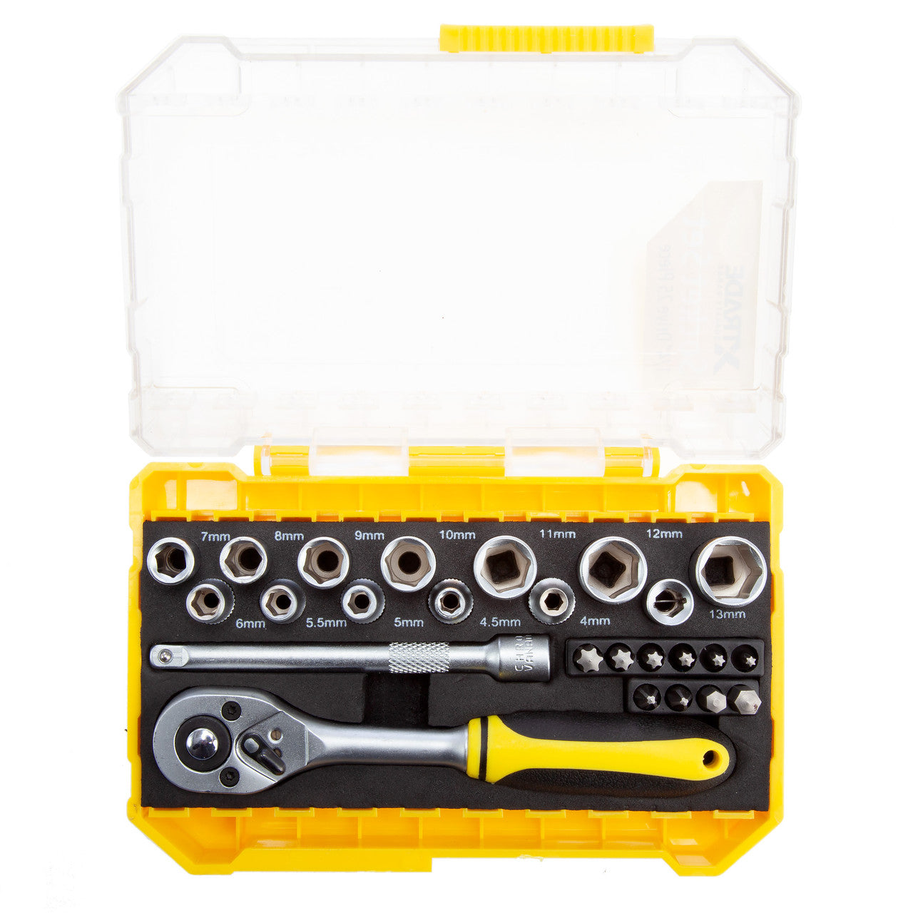 XTrade X0900197 Socket Set 1/4in Drive (25 Piece)
