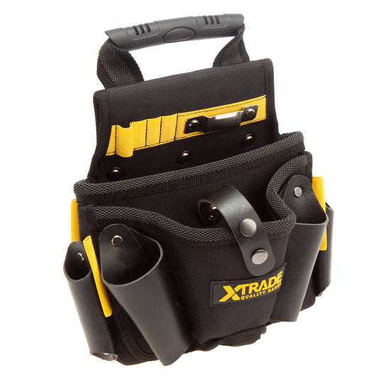 XTrade Tool Pouch and Drill Holster 28 x 26 x 11cm Leather & Polyester X1900013