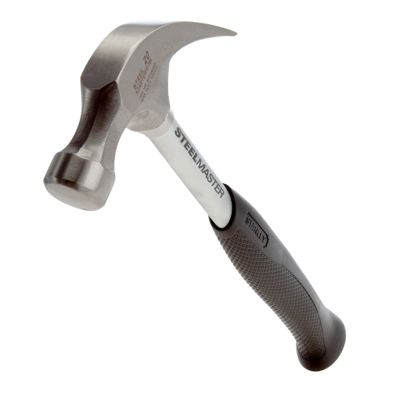 Stanley Steelmaster Curved Claw Hammer 20oz Soft grip Length 337mm 1-51-033
