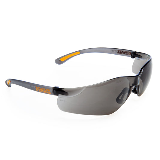 Dewalt Contractor Pro Safety Glasses Smoke Rubber-Tipped Temples DPG52-2D EU