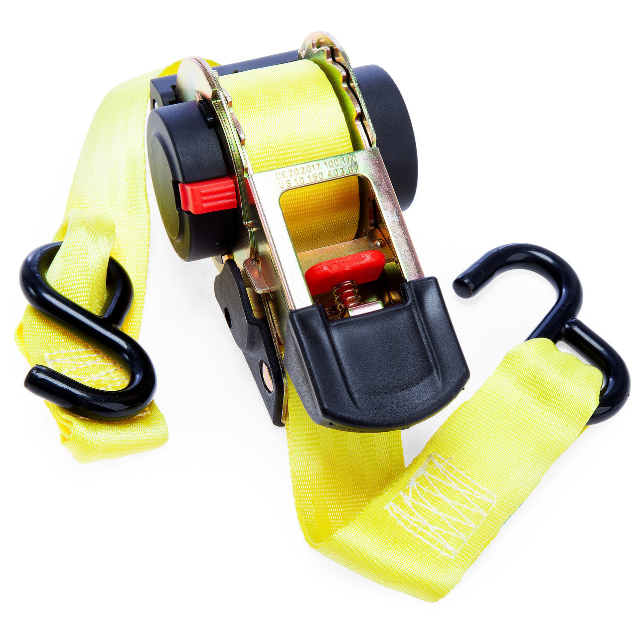 XTrade X0500009 Retractable Ratchet Strap with Hooks 38mm × 4.0m