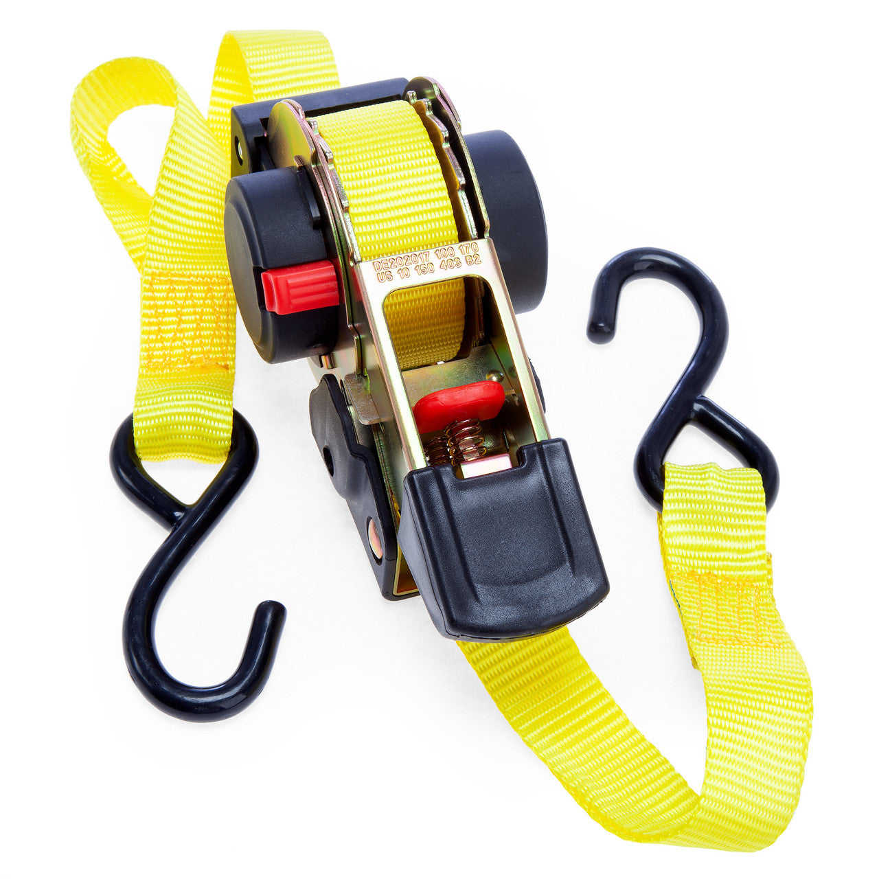 XTrade X0500008 Retractable Ratchet Strap with Hooks 25mm × 3.5m