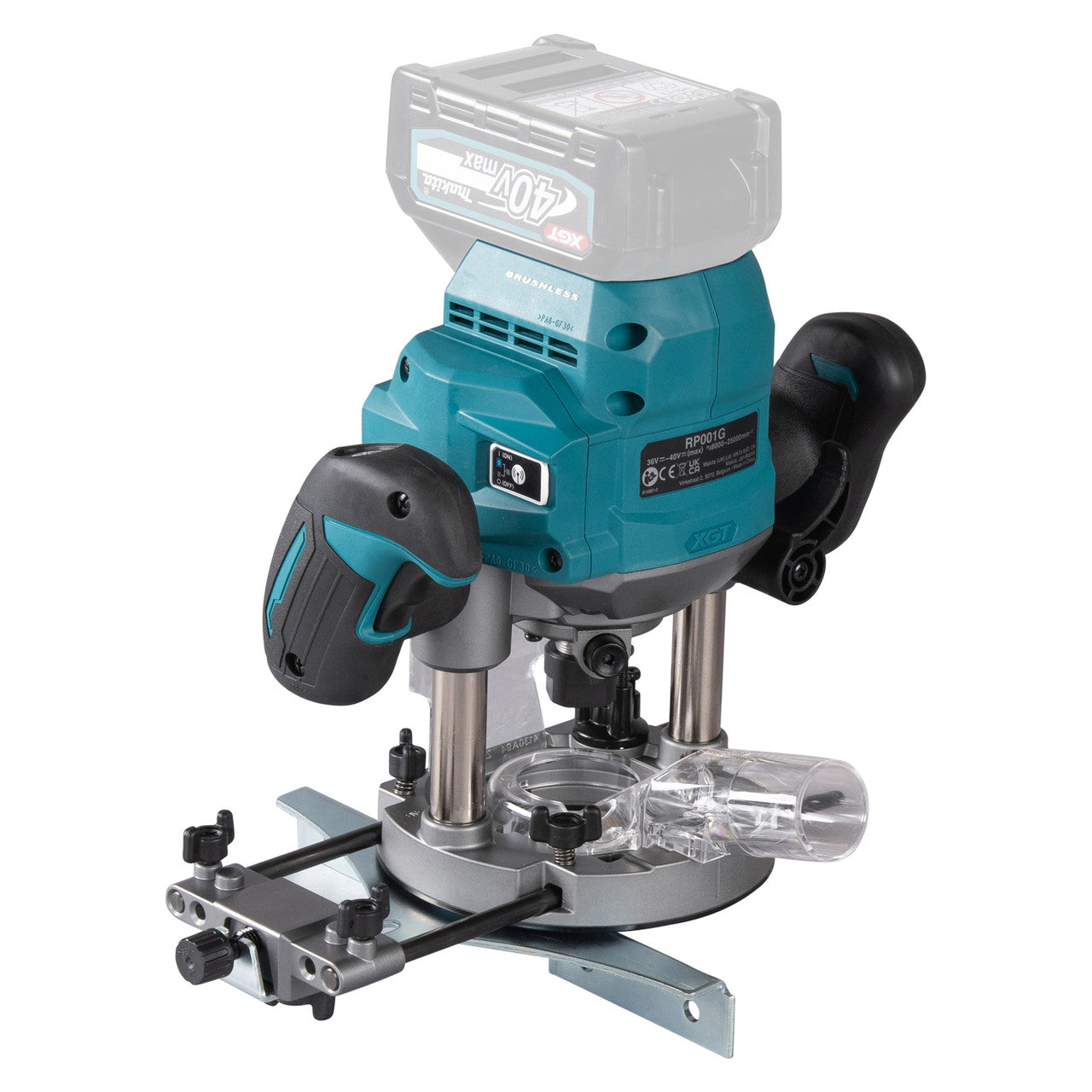 Makita 40Vmax XGT Router Body Only Brushless In Makpac Case Type 4 RP001GZ02