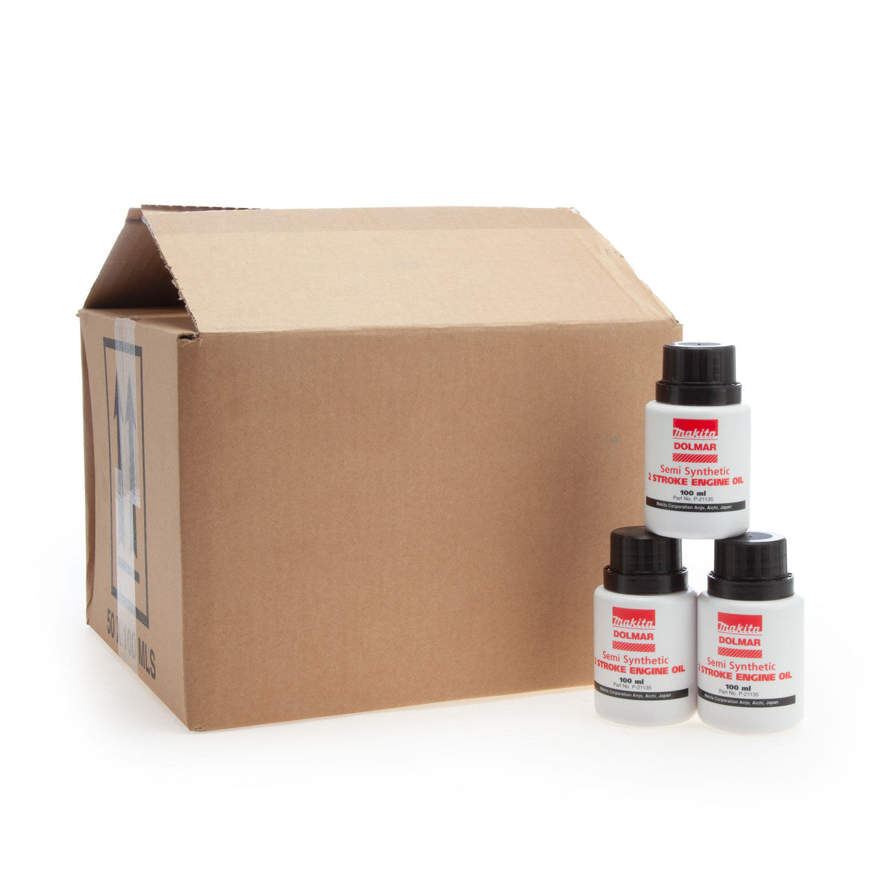 Makita P-21135 2-Stroke Engine Oil 50:1 Red - 100ml (Box Of 50)