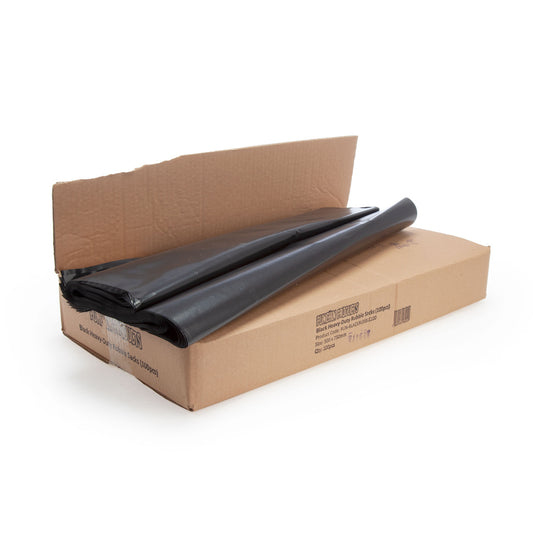Punchin Black Heavy Duty Rubble Sacks 50 x 75cm Box of 100 BLACKRUBBLE100