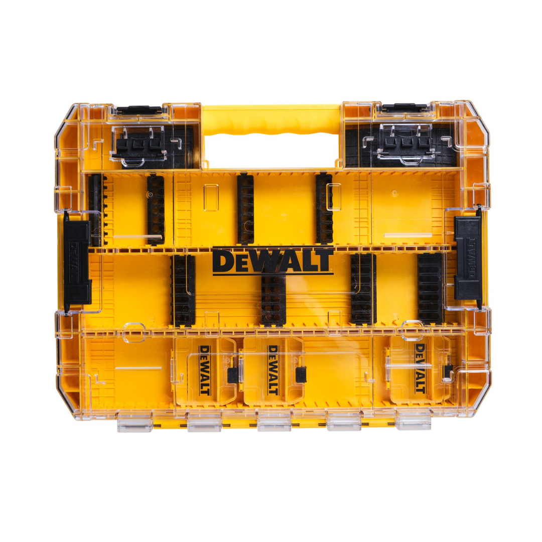 Dewalt DT70804 Large Tough Case, 3x Small Bulk Storage Cases, Dividers & Screwdriver Bit Bars