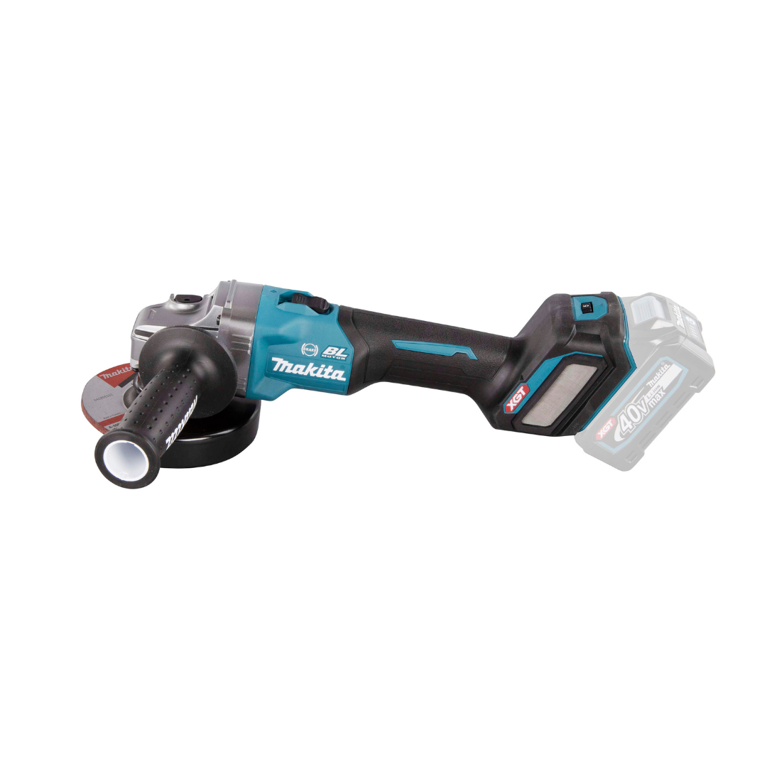 Makita XGT 40Vmax Angle Grinder in Makpac Case 125mm Body Only Brushless GA023G