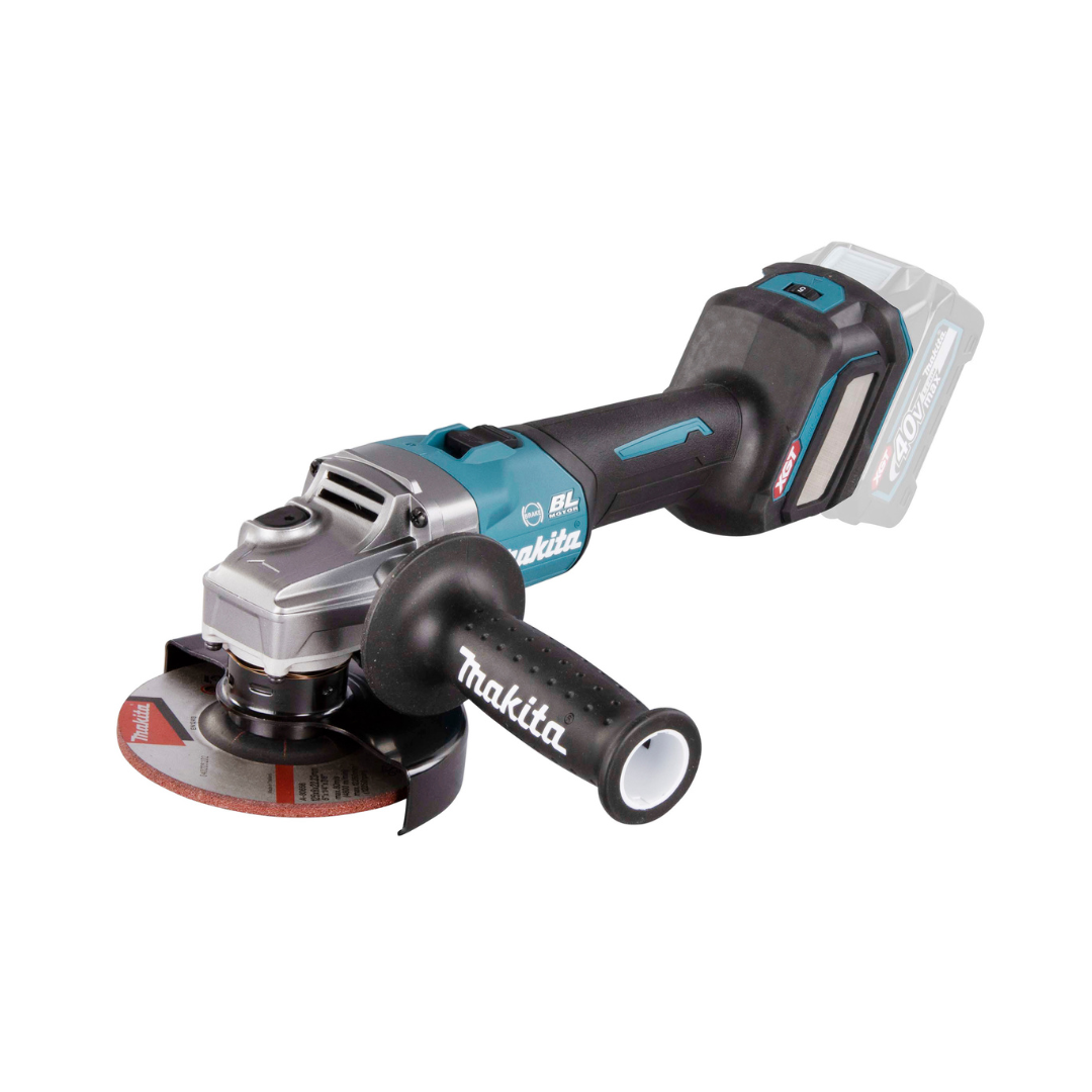 Makita XGT 40Vmax Angle Grinder in Makpac Case 125mm Body Only Brushless GA023G