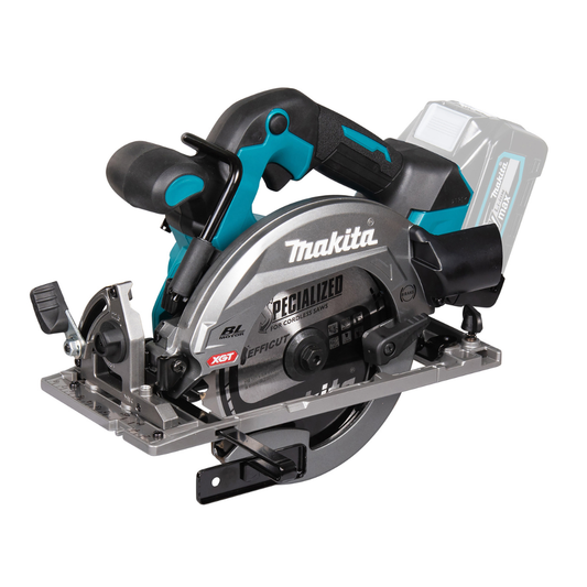 Makita XGT 40Vmax Circular Saw in Makpac Case 165mm Body Only Brushless HS012G